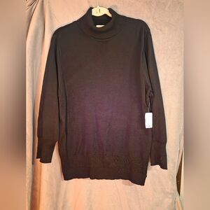 NWT Elegant Black Turtleneck Sweater for Women